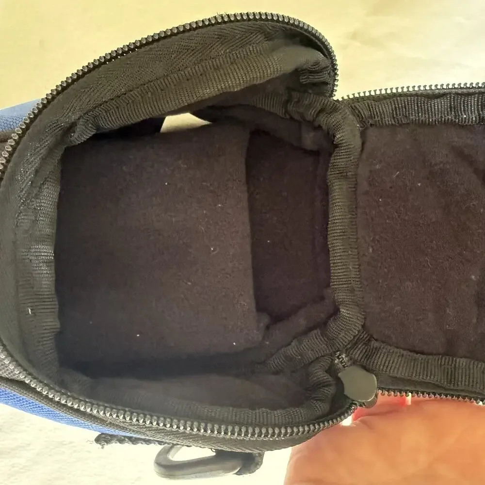 HP Hewlett Packard Camera Case Soft Blue 35mm (missing Strap)